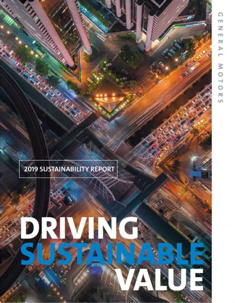 general motors sustainability report 2021